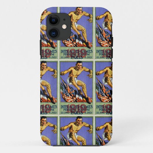 1919 Poster der Alliierten Spiele Case-Mate iPhone Hülle (Rückseite)