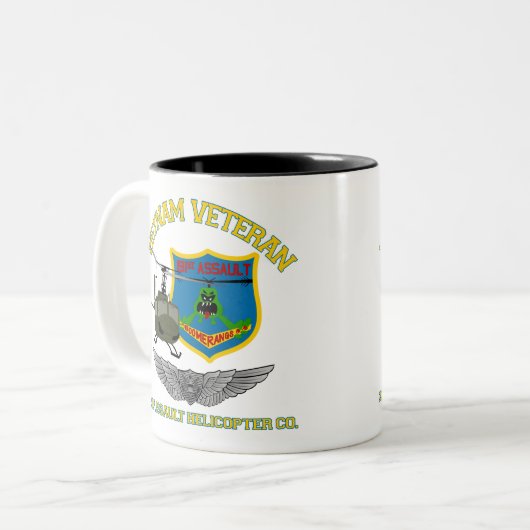 191. AHC - Crew-Flügel Zweifarbige Tasse (Vorderseite Links)