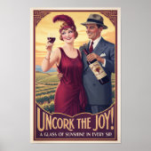 1920 Antike Ruby Harvest Weinwerbung Poster (Vorne)