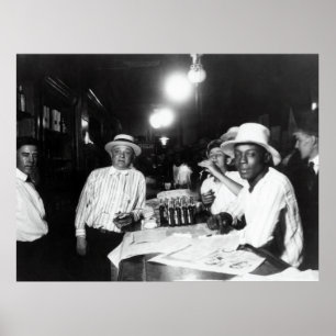 1920 BEGINNT MORGEN DAS VERBOT - SALOON POSTER