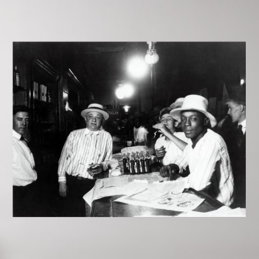 1920 BEGINNT MORGEN DAS VERBOT - SALOON POSTER (Vorne)