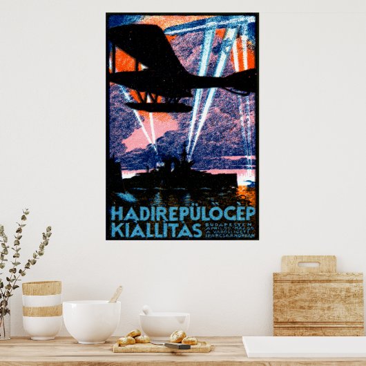 1920 Budapest Air Show Poster (Küche)