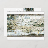 1920 Classic Fairyland Imaginary Map Einladung (Vorne/Hinten)