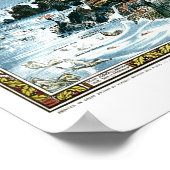 1920 Classic Fairyland Imaginary Map Poster (Ecke)