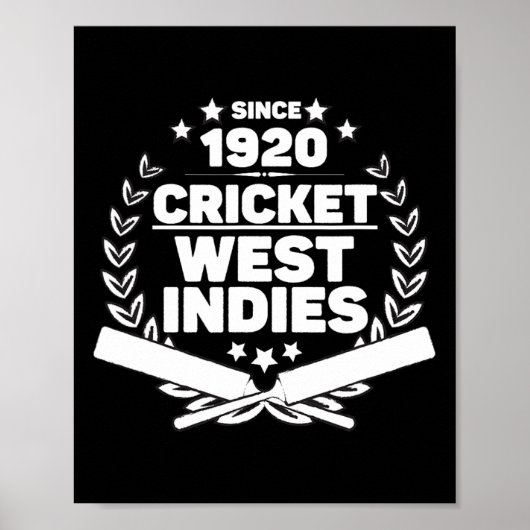 1920 Cricket West Indies Cricket Player Poster (Vorne)