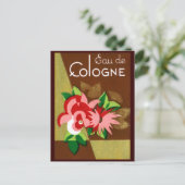 1920 Eau de Cologne Parfüm Postkarte (Stehend Vorderseite)