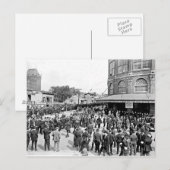 1920 Ebbets Field Postkarte (Vorne/Hinten)