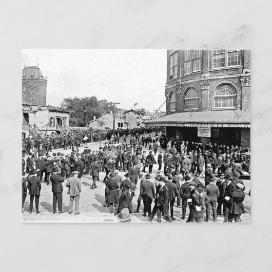 1920 Ebbets Field Postkarte (Vorderseite)