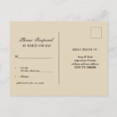 1920 Flattermädchen-UAWG Einladungspostkarte (Rückseite)