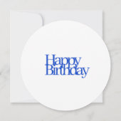 1920 Geburtstagskarte Einladung (Rückseite)