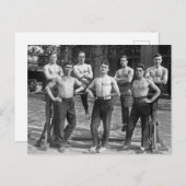 1920 Gymnasten Postkarte (Vorne/Hinten)