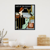 1920 Mode-Poster Poster (Küche)