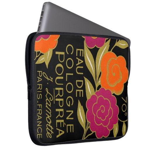 1920 Parfüm des französischen Eau de Cologne Pourp Laptopschutzhülle (Vorne Rechts)