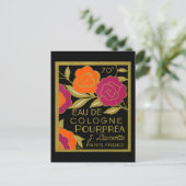 1920 Parfüm Eau de Köln Pourprea Postkarte (Stehend Vorderseite)