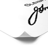 1920 Patent für ein Flugzeug mit Zeichnend Kunstdr Poster (Ecke)