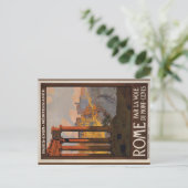 1920 Postkarte Vintager Rom-Reise (Stehend Vorderseite)