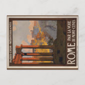 1920 Postkarte Vintager Rom-Reise (Vorderseite)