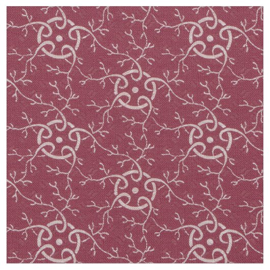 1920 Reben und Ringe Stoff (Nahaufnahme)