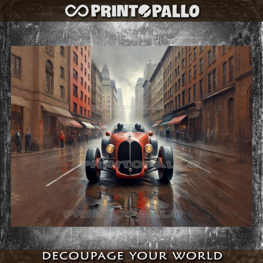 1920 Rennwagen mit zwei Sitzen in New York Seidenpapier