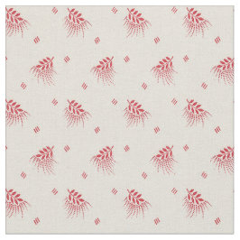 1920 Rote Blätter Stoff