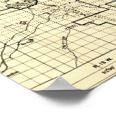 1920 Superior National Forest Map Poster (Ecke)