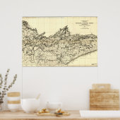 1920 Superior National Forest Map Poster (Küche)