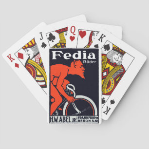 1920 Teufelsfahrt mit dem Fahrrad Spielkarten