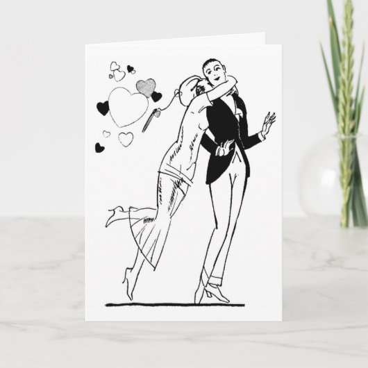 1920 Valentinliebhaber Feiertagskarte (Vorderseite)