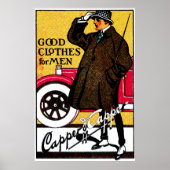1920 Vintag Herrenbekleidung Poster (Vorne)