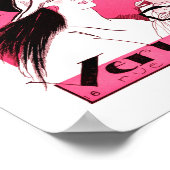 1920 Vintage französische Modeanzeigen Poster (Ecke)