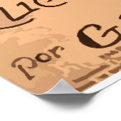 1920 Vintage Karikatur Argentinien Noten Poster (Ecke)