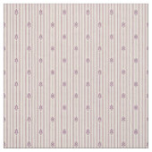 1920 Violettstreifen mit Blume Stoff (Muster)