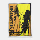 1920 Yellowstone Park Küchentuch (Vertikal)