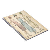 1920er Flapper Mode Journal — Art Deco Cover Notizblock (Rechte Seite)