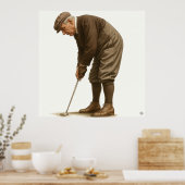 1920er Golfmode - Kunstdruck Poster (Küche)