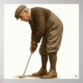 1920er Golfmode - Kunstdruck Poster