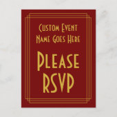 1920er Jahre Inspiriert Stil "Bitte UAWG" Postkart Postkarte (Vorderseite)