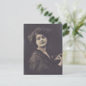 1920er Jahre Schönes Frauenportrait Postkarte (Stehend Vorderseite)