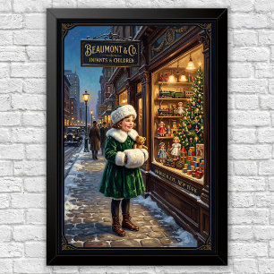 1920er Jahre Vintage Kinder Modewerbung Poster