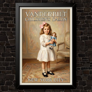 1920er Jahre Vintage Kinder Modewerbung Poster