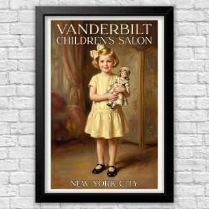 1920er Jahre Vintage Kinder Modewerbung Poster