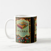 1920er Murad Zigarettenwerbung Kaffeetasse (Links)