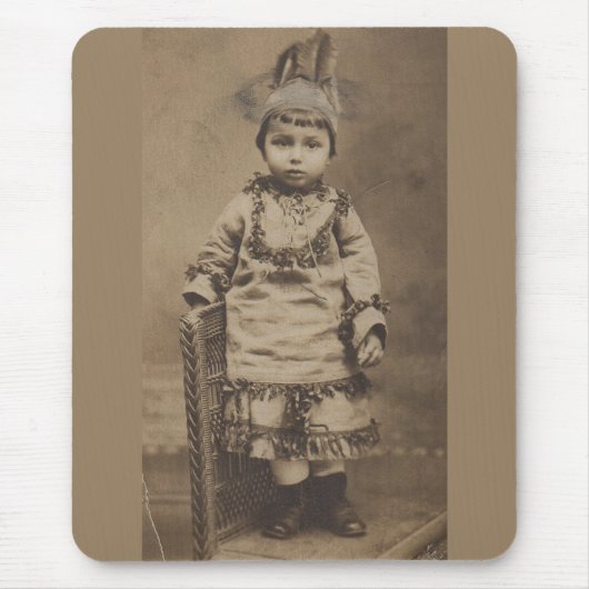 1920er RPPC ein wenig Indianer Mousepad (Vorne)