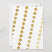 1920er Sweet 16 Birthday Party Art Deco Gatsby Gol Einladung (Rückseite)