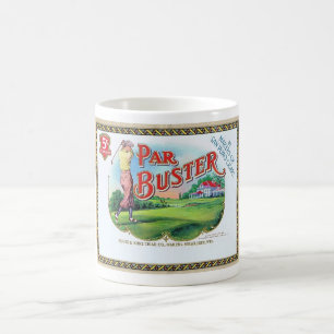 1920er ZIGARETTENSCHACHTEL ETIKETT...PAR BUSTER... Kaffeetasse