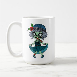 1920er Zombie Flapper Girl Kaffeetasse