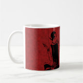 1920s Art Deco Fashion Show Model Red Kaffeetasse (Links)
