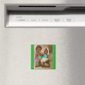 1920s Black Dolls in Love Magnet (In Situ (Geschirrspüler))