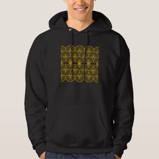 1920s Deco Graphic Hoodie (Vorderseite)