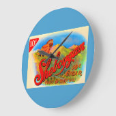 1920s Sheboygan cigar label Große Wanduhr (Winkel)